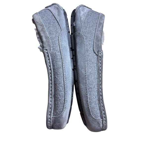 UGG Ascot Gray Wool Slippers w/Wool Fleece Lining – Men’s Sz 7/Women’s 8.5